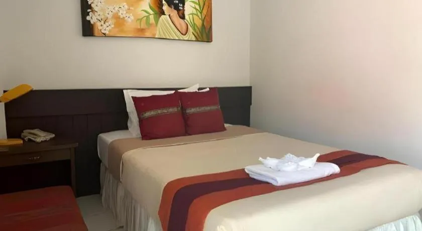 Bed in The Nice Patong Hotel