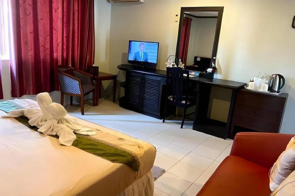 Bed in The Nice Patong Hotel