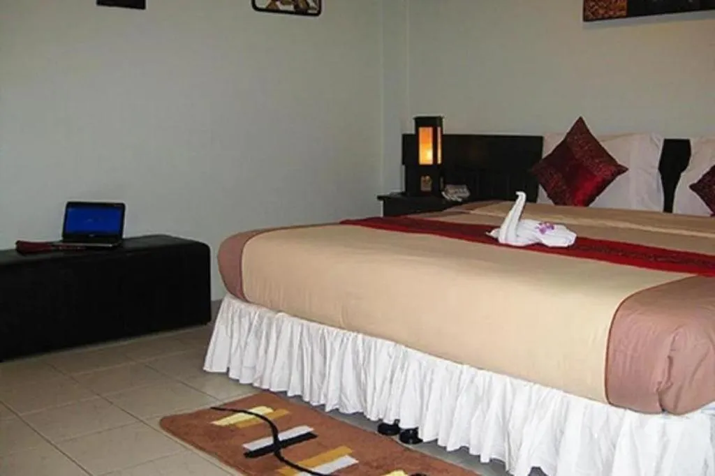 Bed in The Nice Patong Hotel