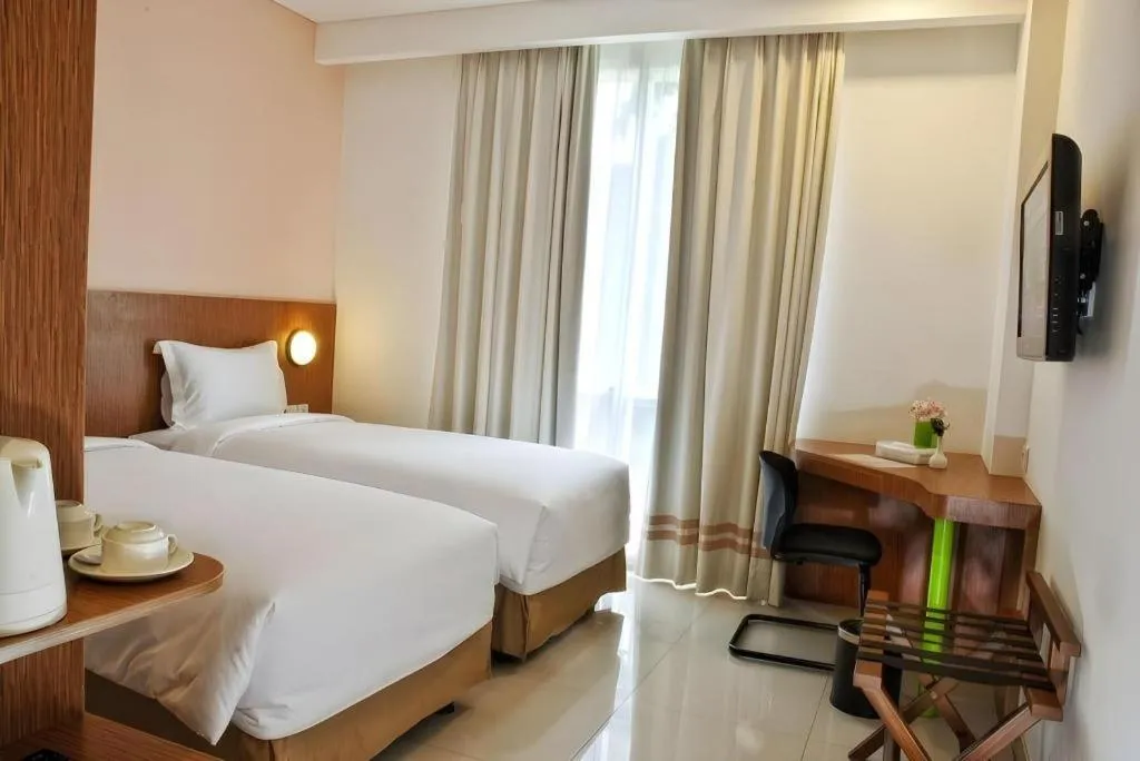Bed in Pomelotel Patra Kuningan Jakarta