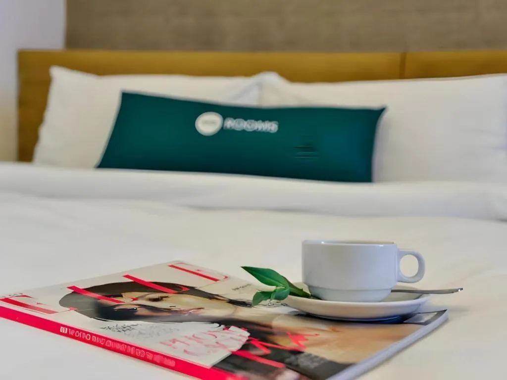 Bed in AHA Boutique Ben Thanh Hotel