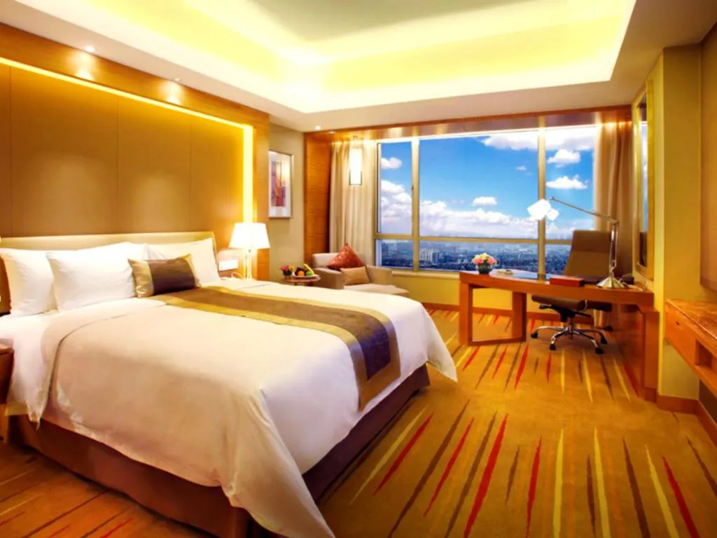 Bed in Howard Johnson by Wyndham Sunshine Plaza Ningbo