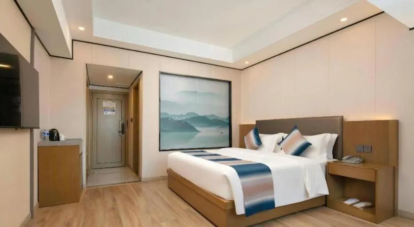 Bed in Zhangjiajie Fulante News Business Hotel