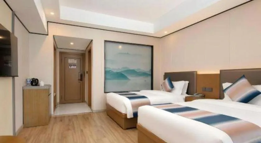 Bed in Zhangjiajie Fulante News Business Hotel