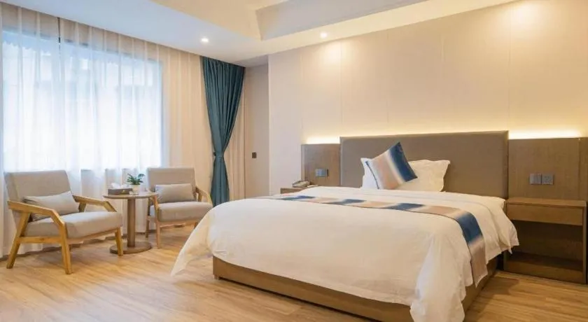 Bed in Zhangjiajie Fulante News Business Hotel