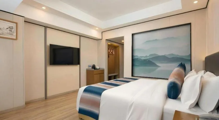 Bed in Zhangjiajie Fulante News Business Hotel