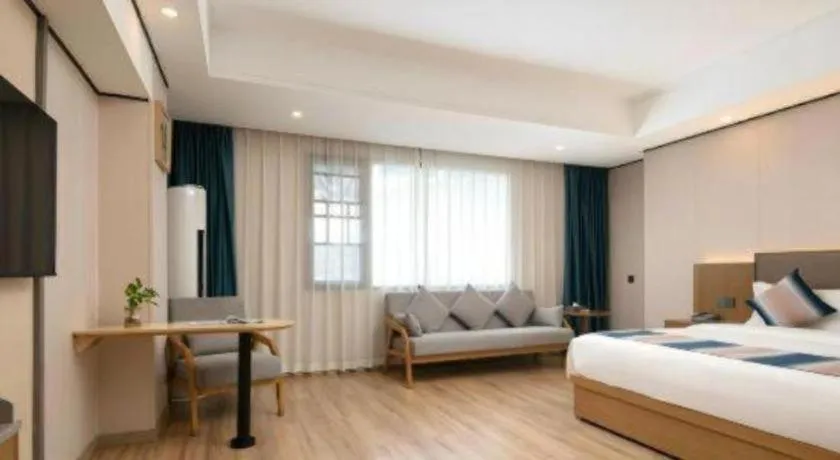 Bed in Zhangjiajie Fulante News Business Hotel