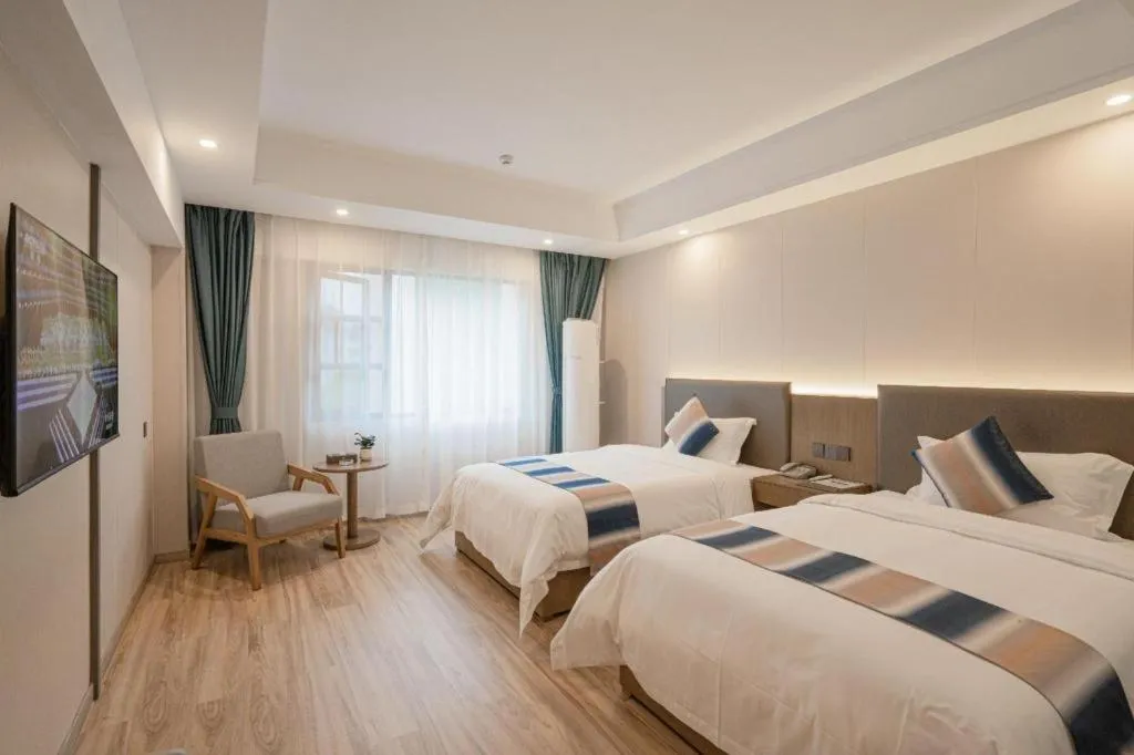Bed in Zhangjiajie Fulante News Business Hotel