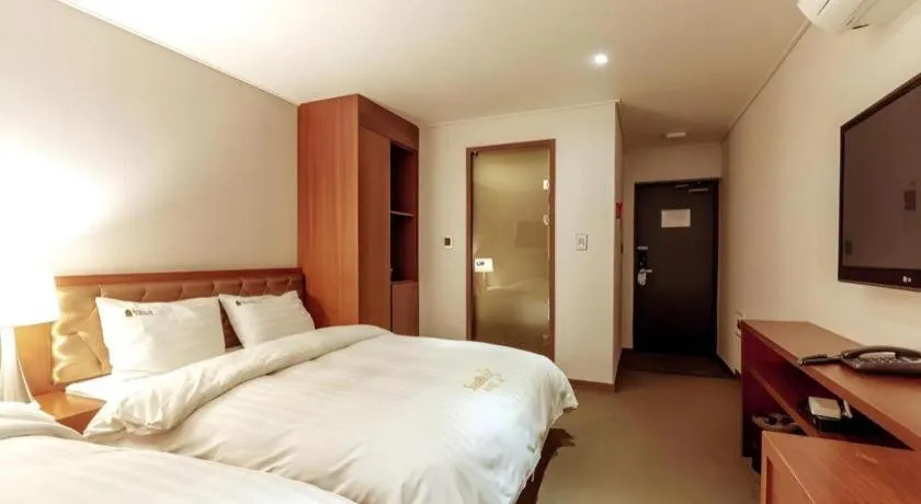 Bed in Hotel One Byeonsan