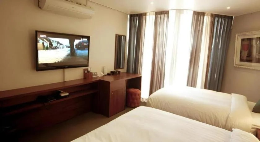 Bed in Hotel One Byeonsan