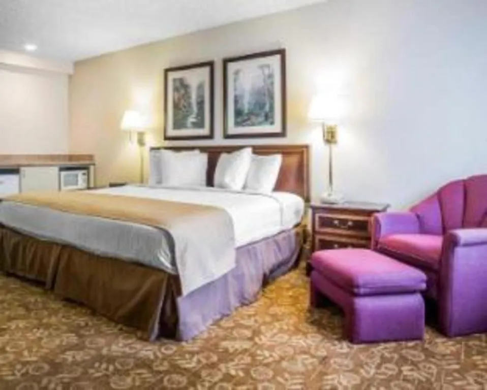 Bed in Quality Inn & Suites Minden