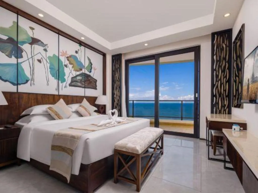 Bed in Boao Holliyard Hotel