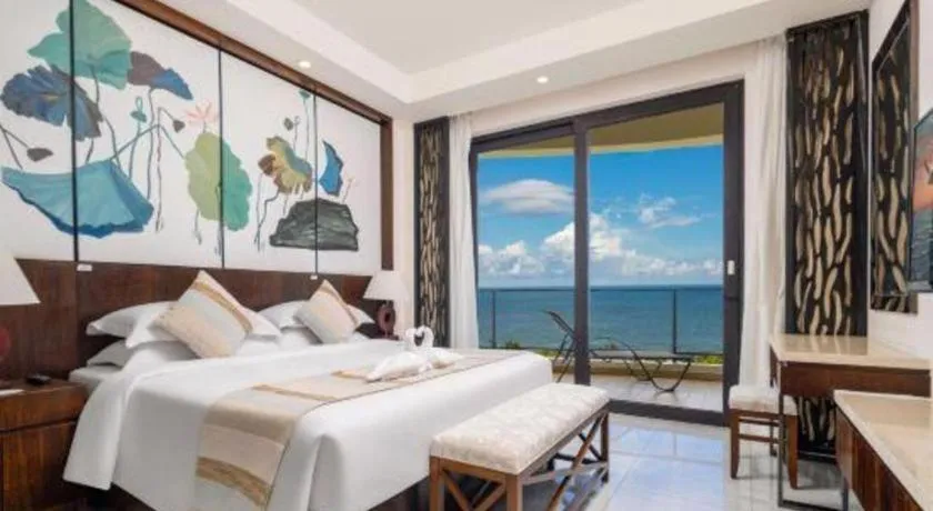 Bed in Boao Holliyard Hotel