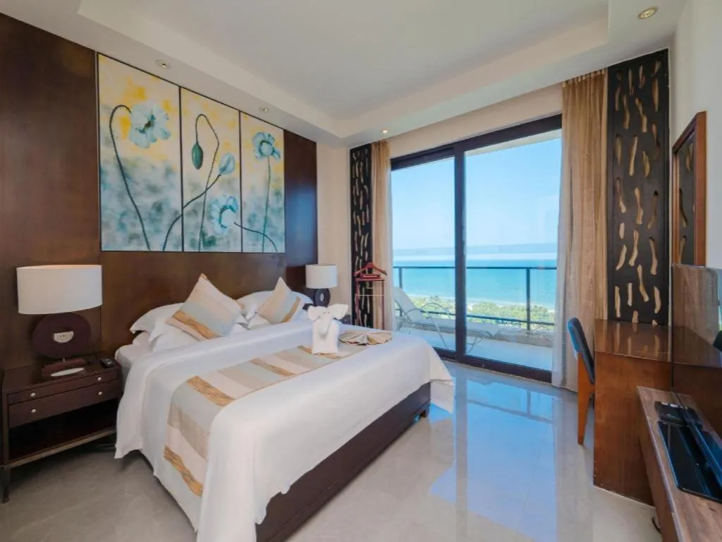 Bed in Boao Holliyard Hotel