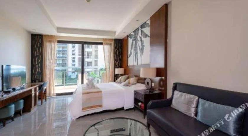 Bed in Boao Holliyard Hotel