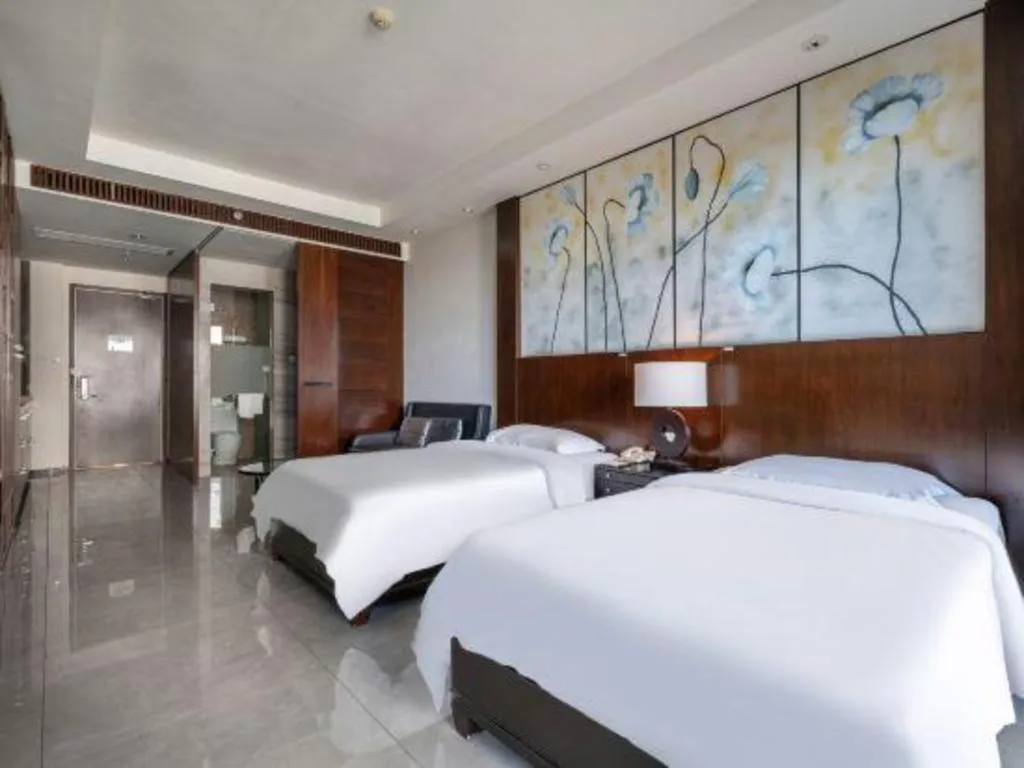 Bed in Boao Holliyard Hotel