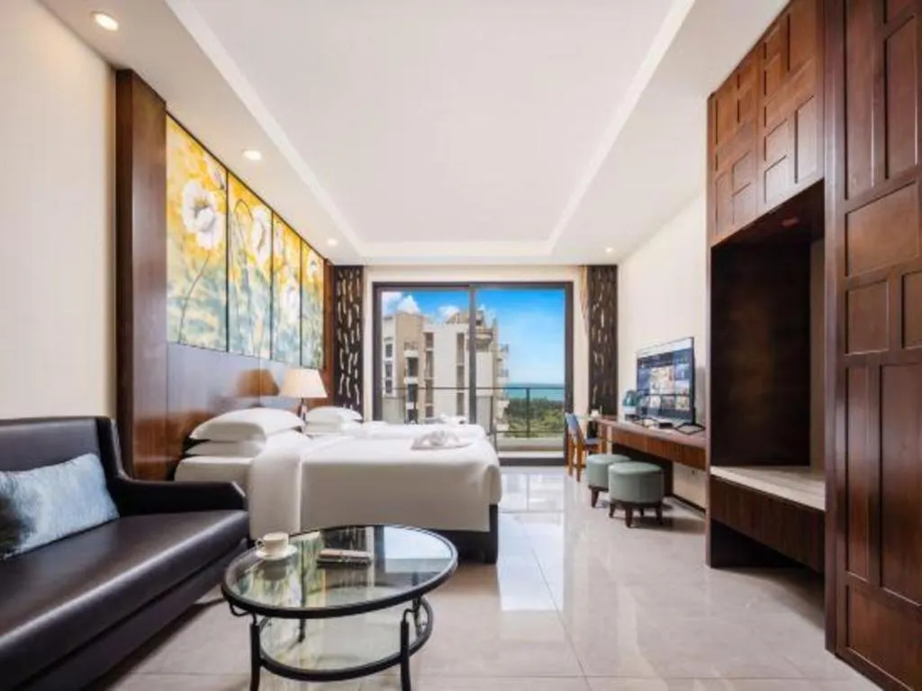 Bed in Boao Holliyard Hotel