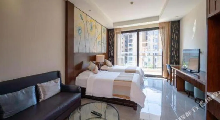 Bed in Boao Holliyard Hotel