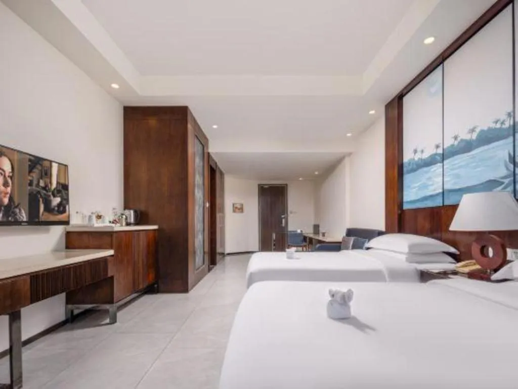 Bed in Boao Holliyard Hotel