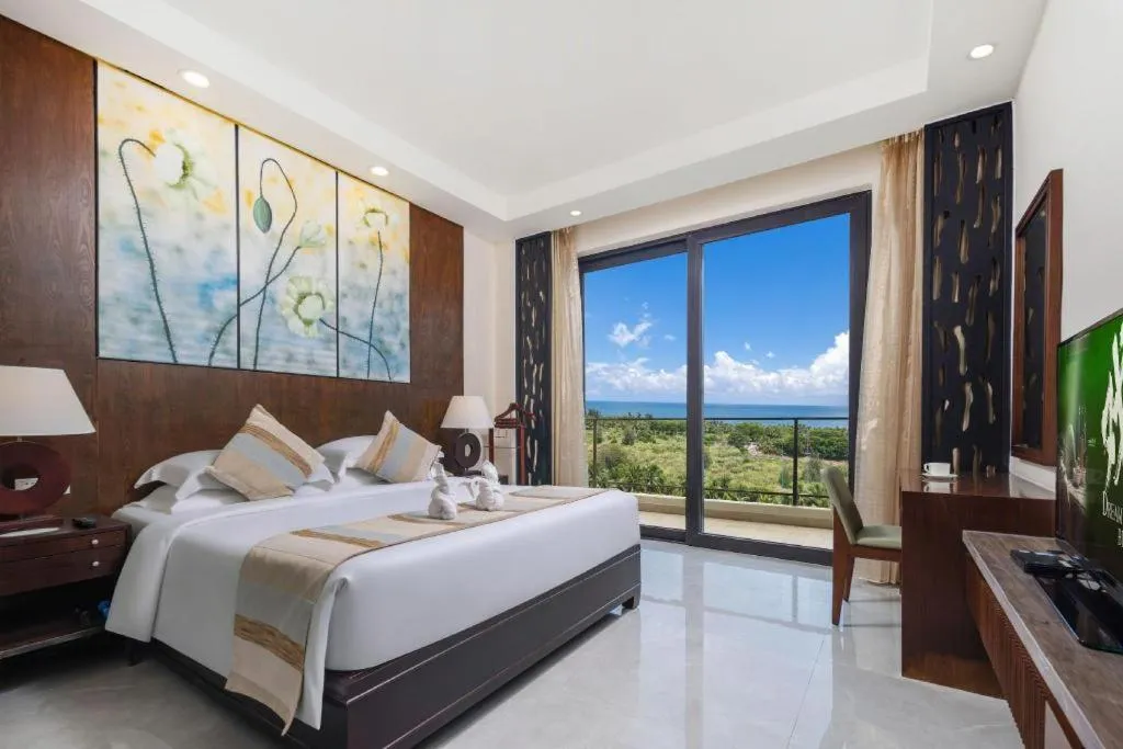 Bed in Boao Holliyard Hotel