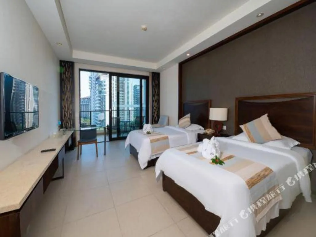 Bed in Boao Holliyard Hotel