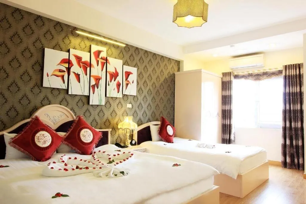 Bed in Hanoi Inner Hotel