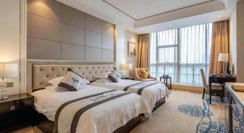 Bed in Hangzhou Huachen Fengting Hotel