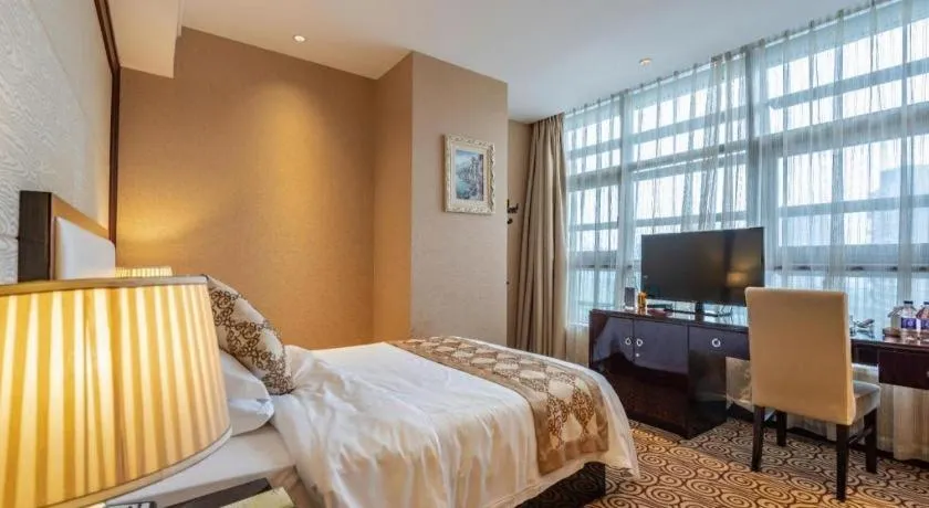 Bed in Hangzhou Huachen Fengting Hotel