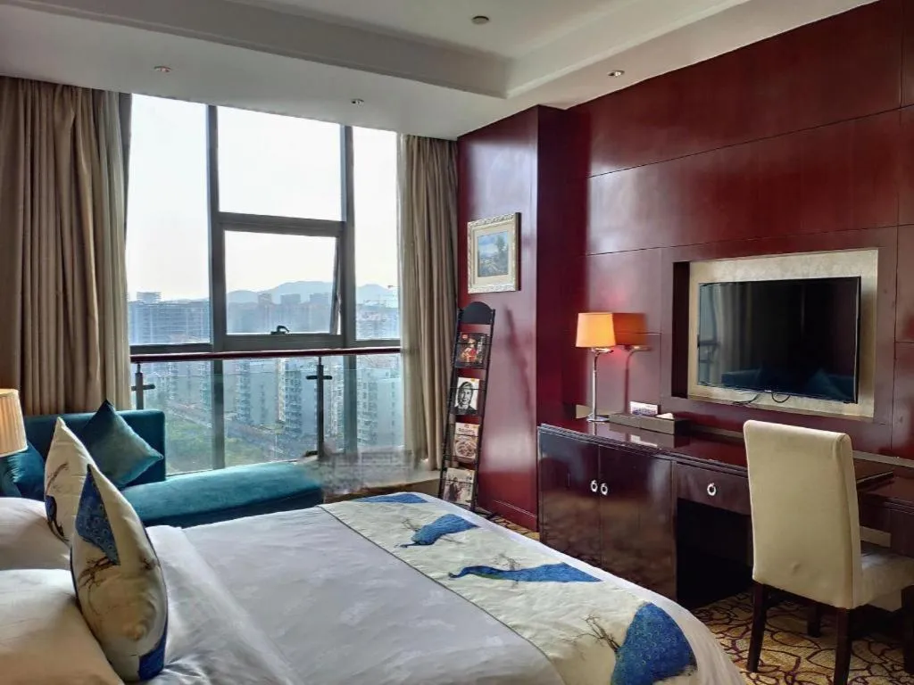 Bed in Hangzhou Huachen Fengting Hotel