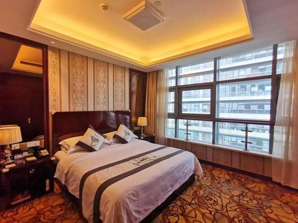 Bed in Hangzhou Huachen Fengting Hotel