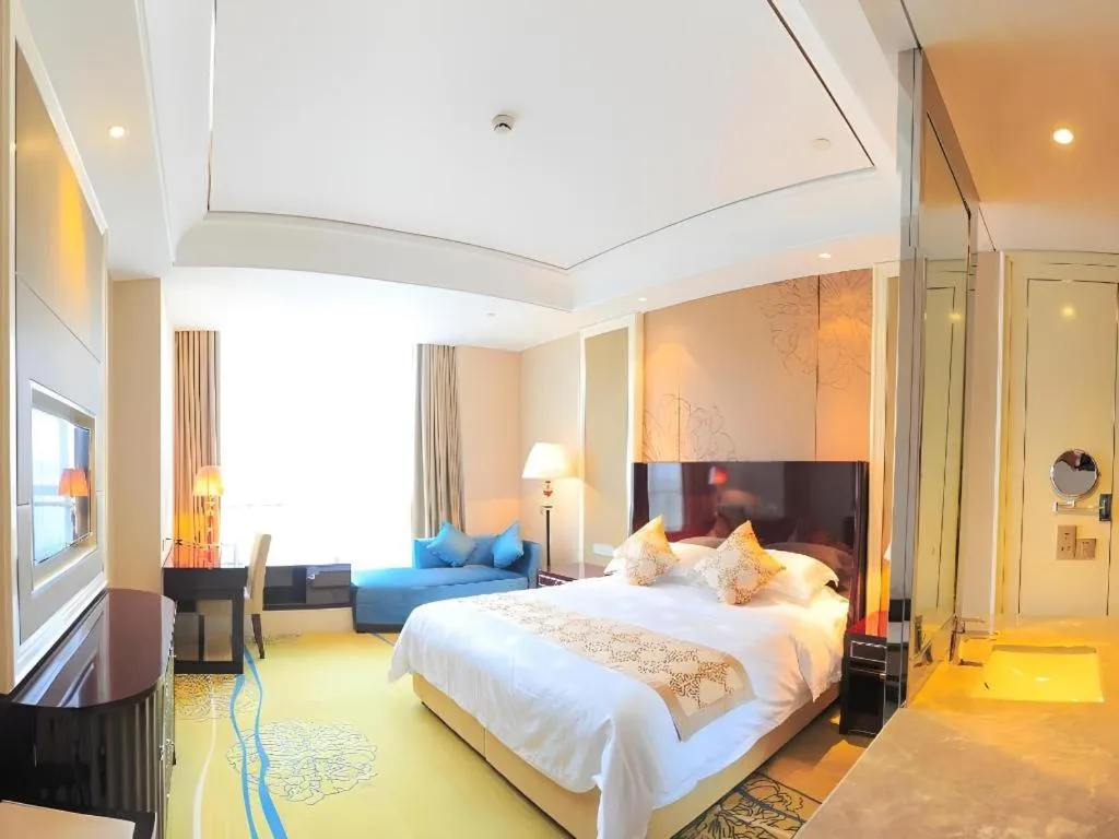 Bed in Hangzhou Huachen Fengting Hotel