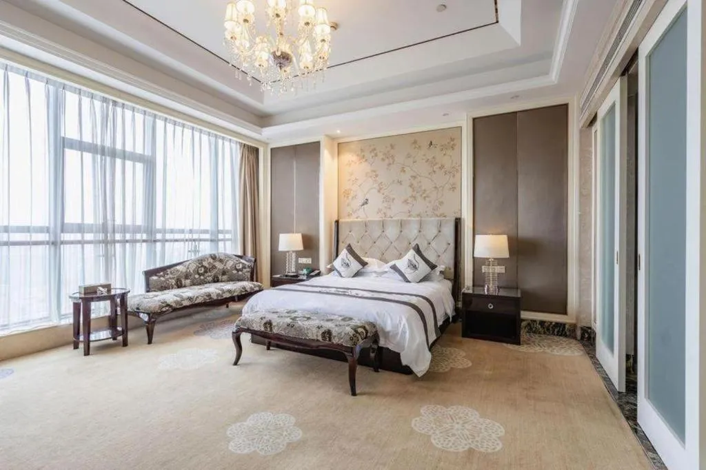 Bed in Hangzhou Huachen Fengting Hotel