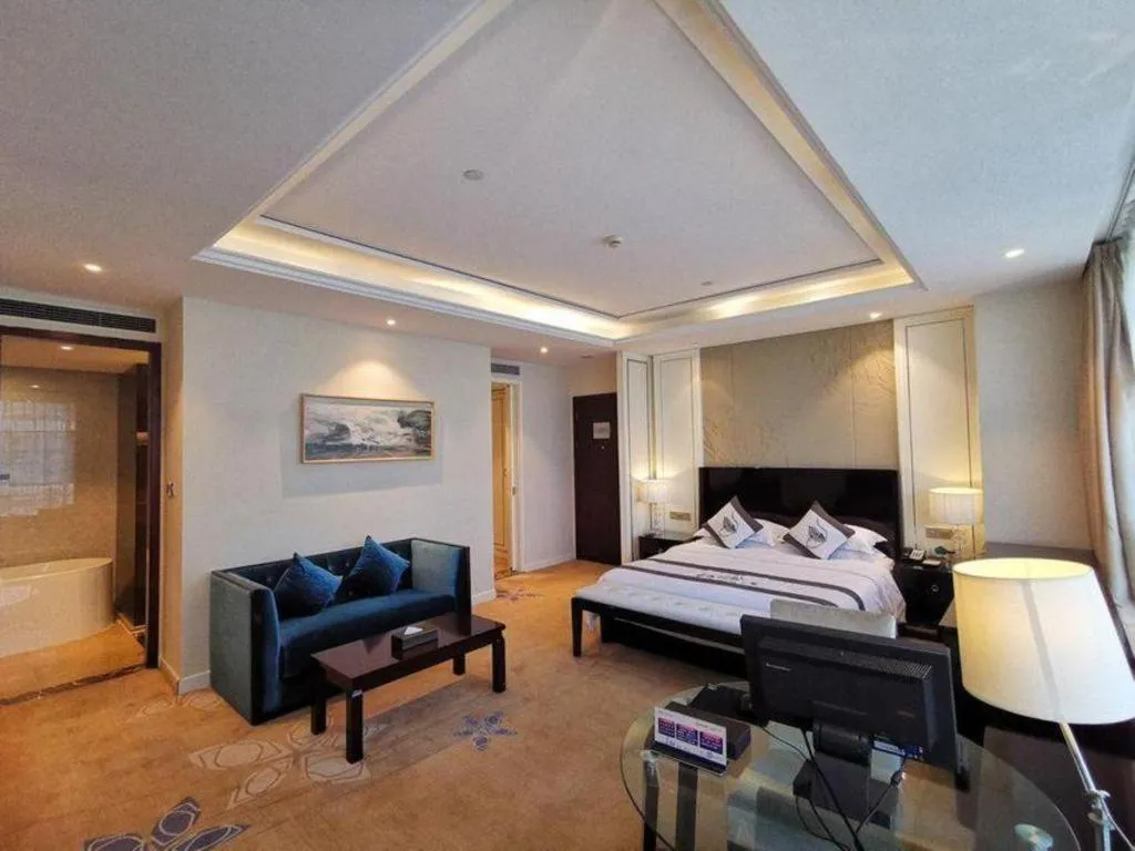 Bed in Hangzhou Huachen Fengting Hotel