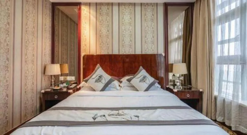 Bed in Hangzhou Huachen Fengting Hotel