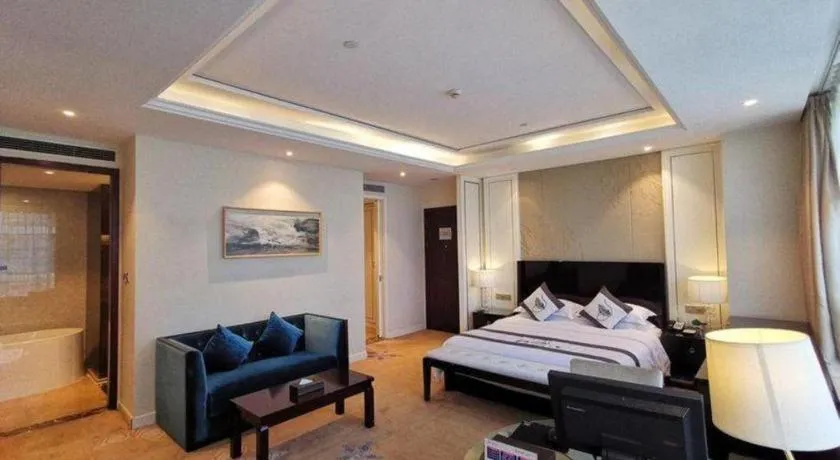 Bed in Hangzhou Huachen Fengting Hotel