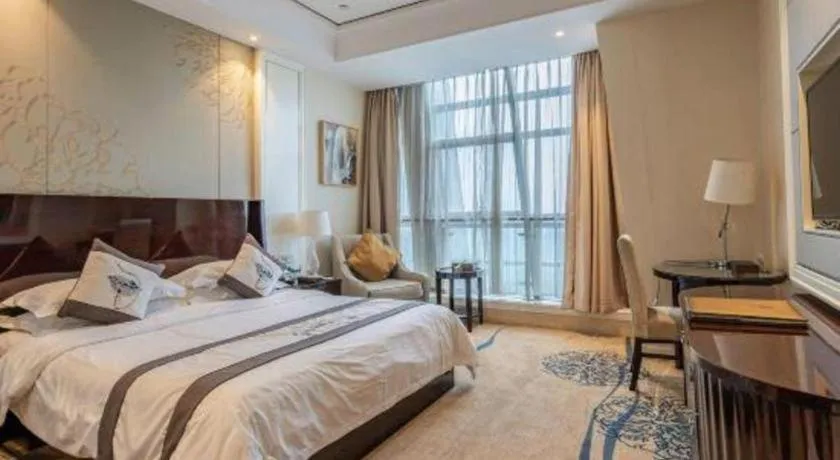 Bed in Hangzhou Huachen Fengting Hotel