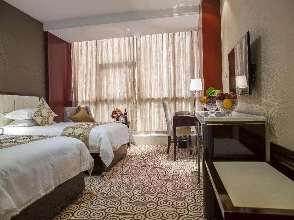 Bed in Hangzhou Huachen Fengting Hotel