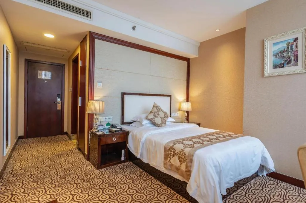Bed in Hangzhou Huachen Fengting Hotel