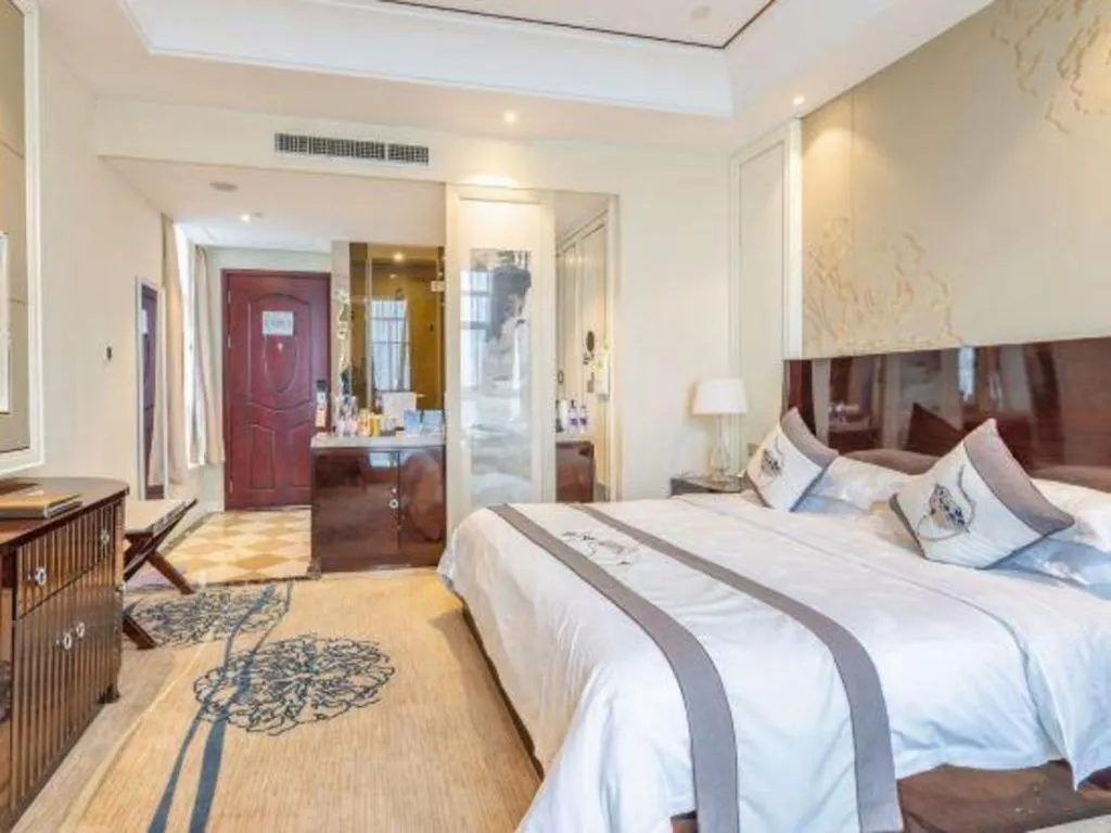 Bed in Hangzhou Huachen Fengting Hotel