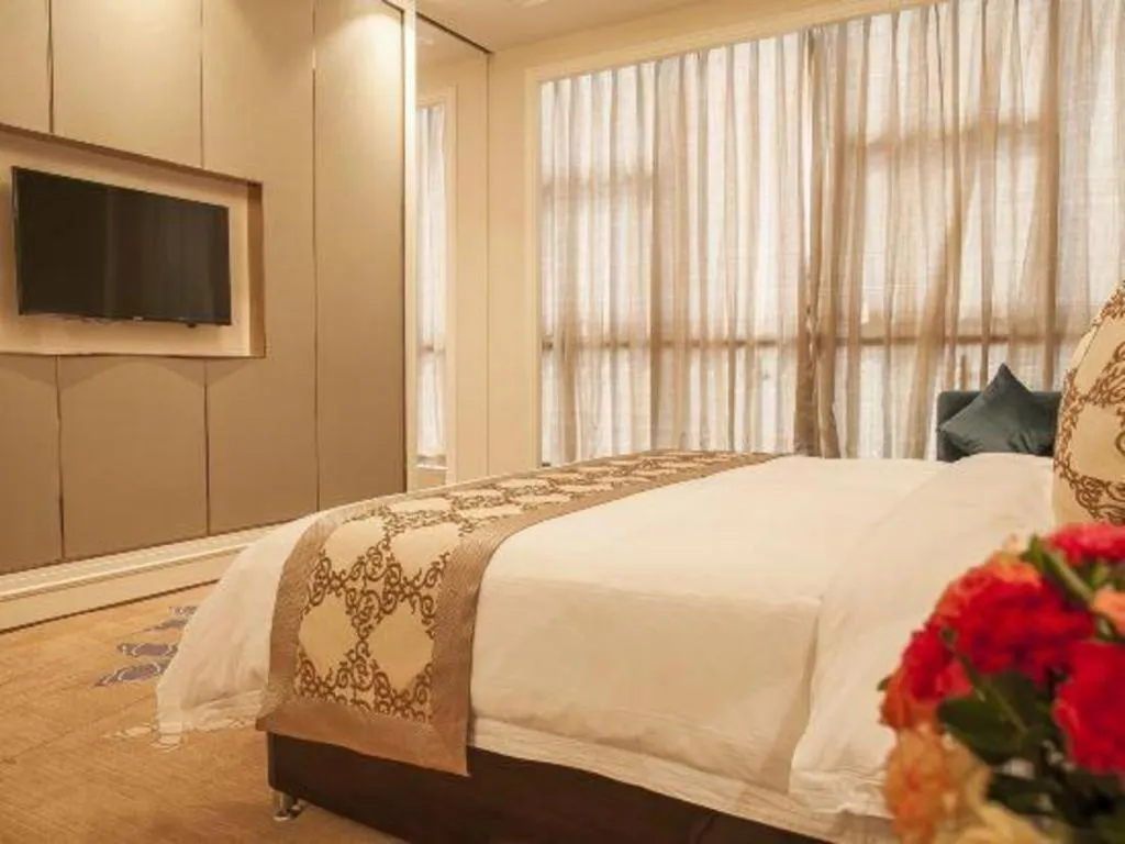 Bed in Hangzhou Huachen Fengting Hotel