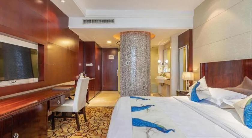 Bed in Hangzhou Huachen Fengting Hotel