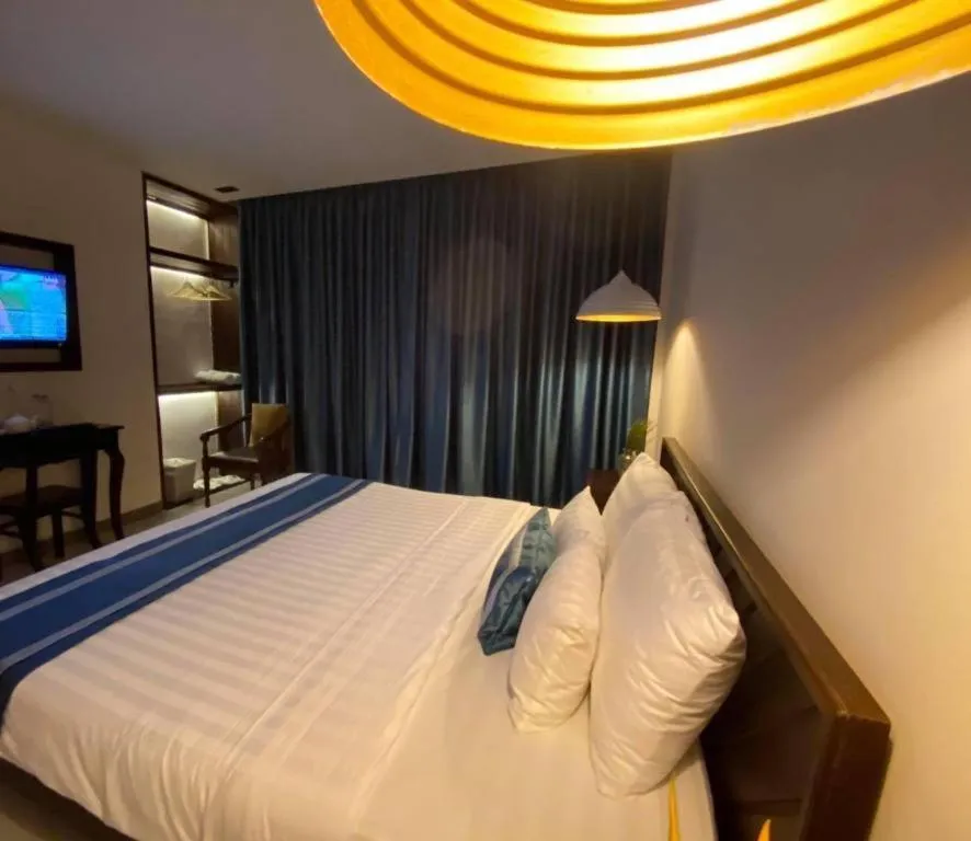 Bed in Reasmey Cheanich Hotel