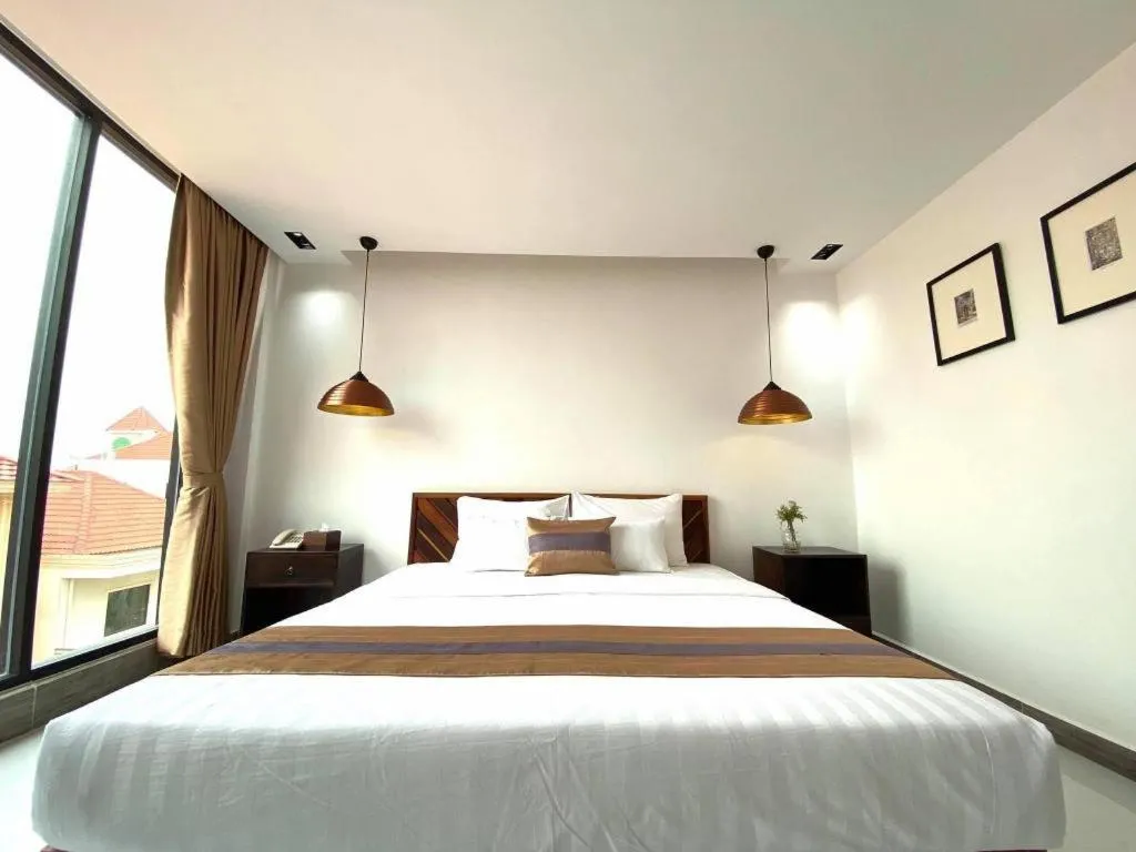 Bed in Reasmey Cheanich Hotel