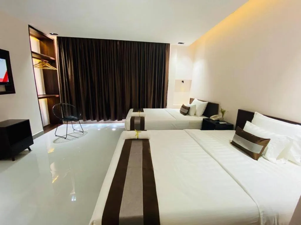 Bed in Reasmey Cheanich Hotel