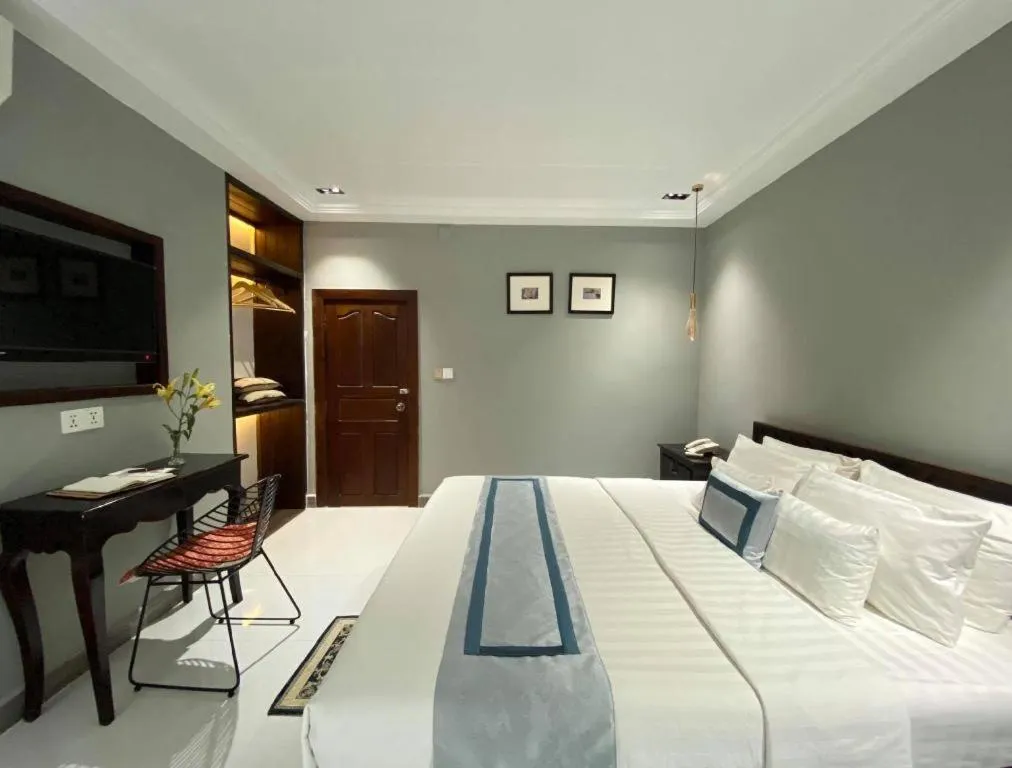 Bed in Reasmey Cheanich Hotel