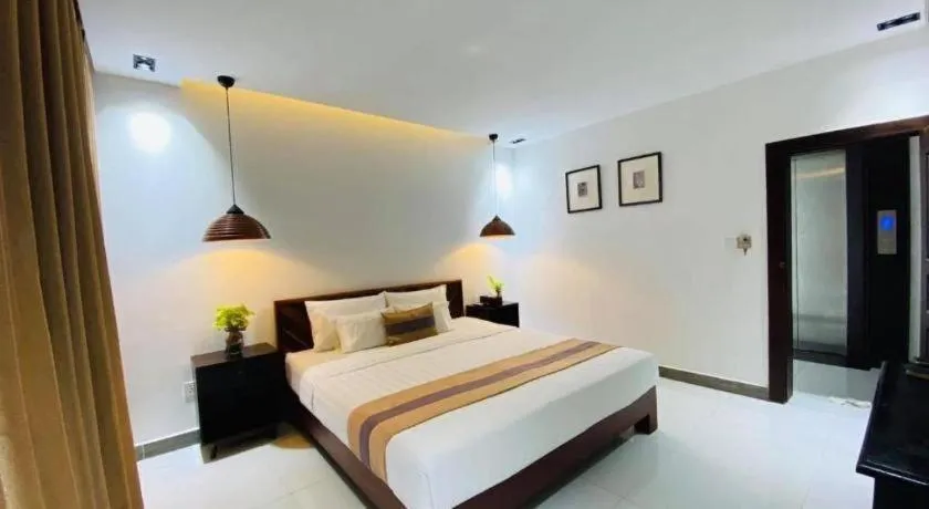 Bed in Reasmey Cheanich Hotel