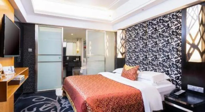 Bed in Nanning Sanzan Hotel