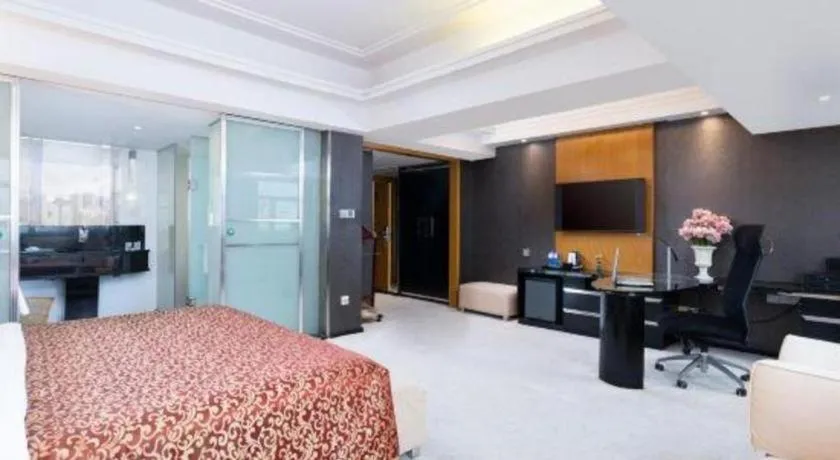 Bed in Nanning Sanzan Hotel