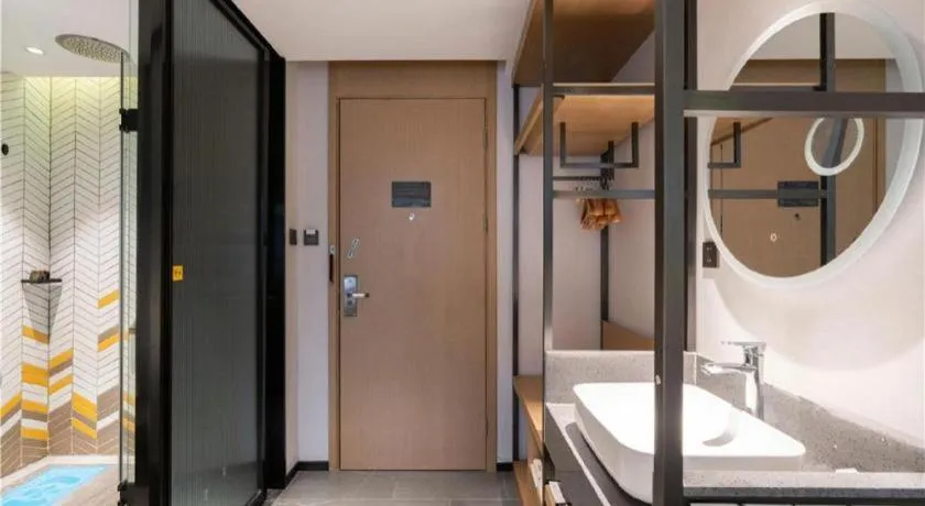 Bed in Nanning Sanzan Hotel