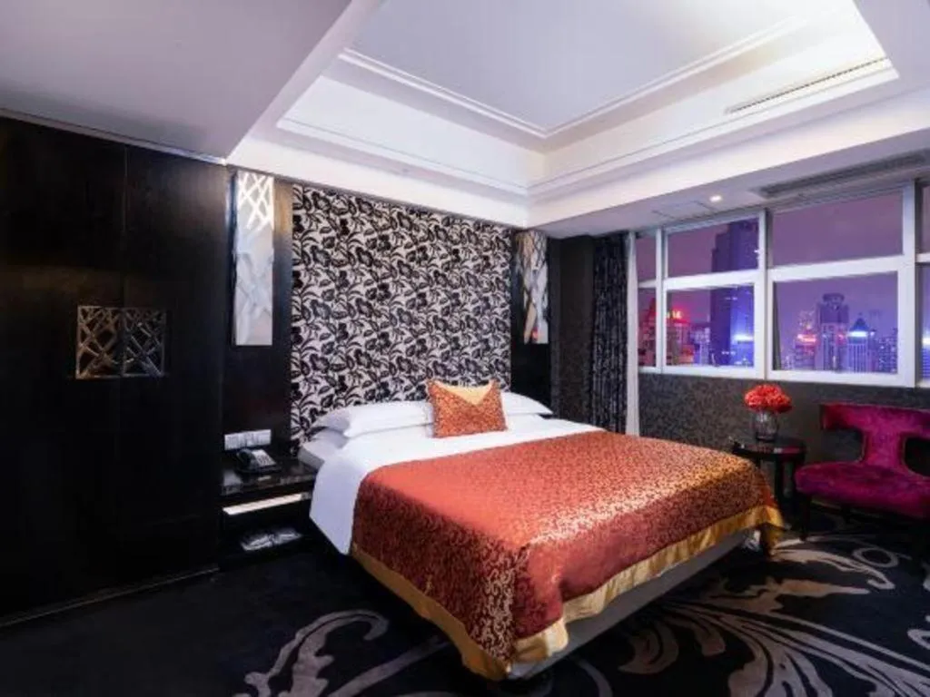 Bed in Nanning Sanzan Hotel